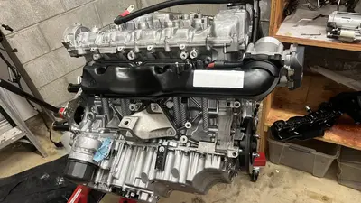 Side of the long block on the stand — dress-up continuing.